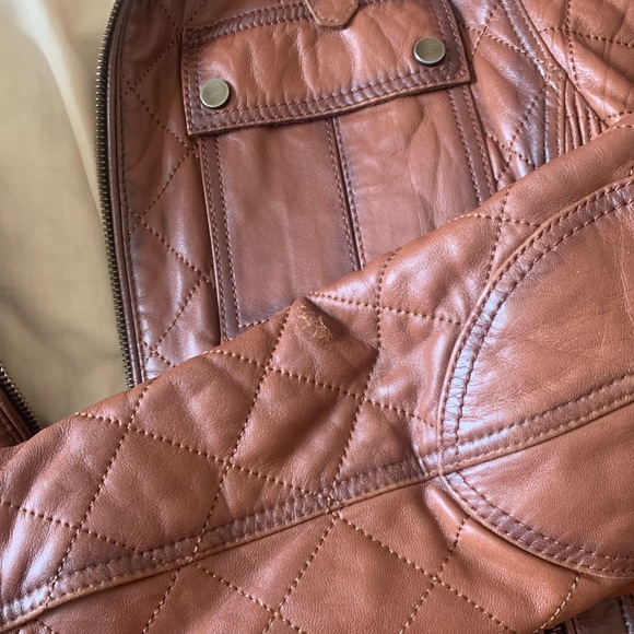 Anna Salai Faux Leather Jacket - Picture 9 of 9